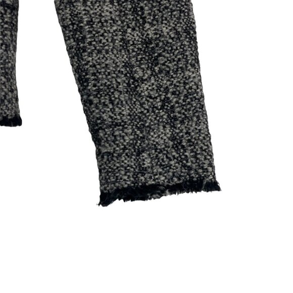 Isabel Marant Etoile Wool Linen Blend Single Button Tweed Blazer Black White 38 - Picture 5 of 10